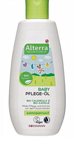Alterra -  ALTERRA Baby olejek pielęgnacyjny dla niemowląt, Nagietek BIO & Rumianek 200 ml